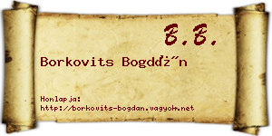Borkovits Bogdán névjegykártya